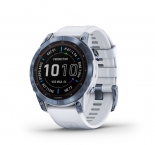 Garmin fenix 7 Solar Sapphire svnykk titnium homokk szn szilikon szjjal