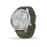 Garmin vivomove Style ezst mohazld szilikon szjjal, ezst csattal